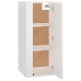 Mueble para TV de pared blanco brillante 40x34,5x80 cm