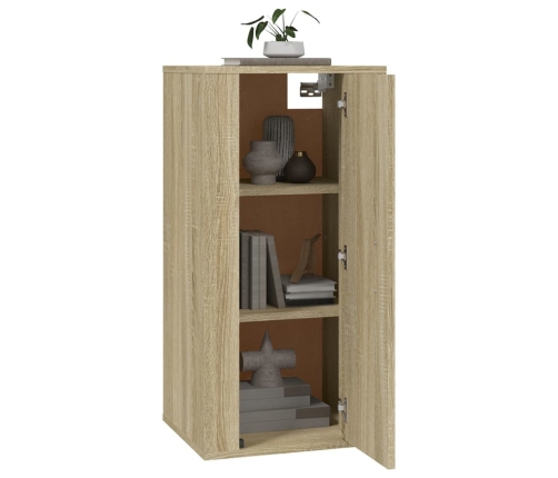 Mueble para TV de pared roble Sonoma 40x34,5x80 cm