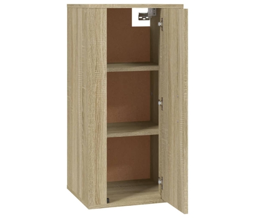 Mueble para TV de pared roble Sonoma 40x34,5x80 cm