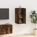 Mueble para TV de pared roble ahumado 40x34,5x80 cm