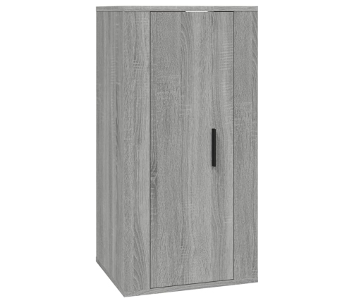 vidaXL Mueble para TV de pared gris Sonoma 40x34,5x80 cm