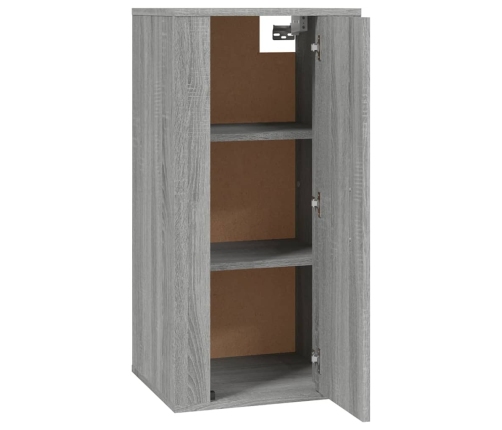 vidaXL Mueble para TV de pared gris Sonoma 40x34,5x80 cm