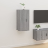 Mueble para TV de pared gris Sonoma 40x34,5x80 cm