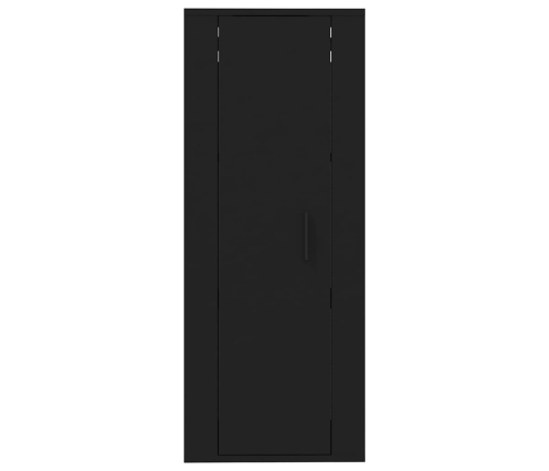 Mueble para TV de pared negro 40x34,5x100 cm