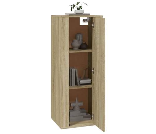 Mueble para TV de pared roble Sonoma 40x34,5x100 cm