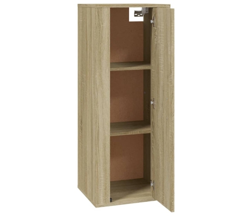 Mueble para TV de pared roble Sonoma 40x34,5x100 cm