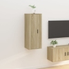 Mueble para TV de pared roble Sonoma 40x34,5x100 cm