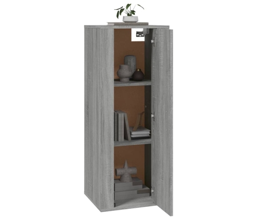 Mueble para TV de pared gris Sonoma 40x34,5x100 cm