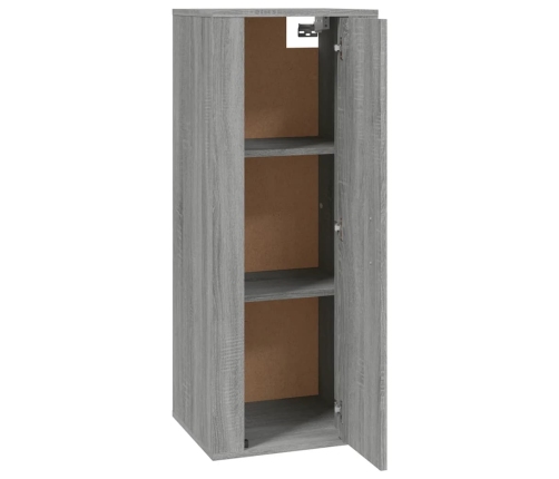 Mueble para TV de pared gris Sonoma 40x34,5x100 cm