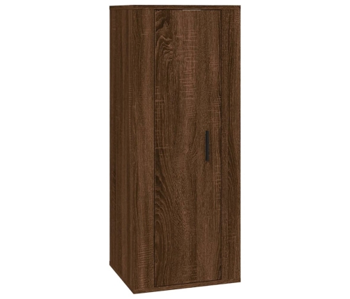 vidaXL Mueble para TV de pared roble marrón 40x34,5x100 cm