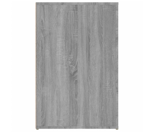 Escritorio de madera contrachapada gris Sonoma 100x49x75 cm