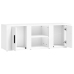 Mueble para TV madera contrachapada blanco 100x31,5x35 cm