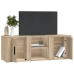 Mueble para TV madera contrachapada roble Sonoma 100x31,5x35 cm