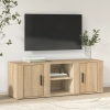 Mueble para TV madera contrachapada roble Sonoma 100x31,5x35 cm