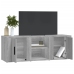 Mueble para TV madera contrachapada gris Sonoma 100x31,5x35 cm