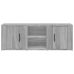 Mueble para TV madera contrachapada gris Sonoma 100x31,5x35 cm