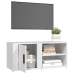 Mueble para TV madera contrachapada blanco 80x31,5x36 cm