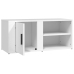 Mueble para TV madera contrachapada blanco 80x31,5x36 cm