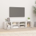 Muebles para TV 2 uds madera blanco brillo 80x31,5x36 cm