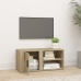 Mueble para TV madera contrachapada roble Sonoma 80x31,5x36 cm