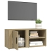 Mueble para TV madera contrachapada roble Sonoma 80x31,5x36 cm