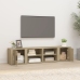 Mueble TV 2 uds madera contrachapada roble Sonoma 80x31,5x36 cm