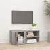 vidaXL Mueble para TV madera contrachapada gris hormigón 80x31,5x36 cm