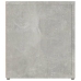 Mueble TV 2 uds madera contrachapada gris hormigón 80x31,5x36cm