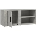 Mueble TV 2 uds madera contrachapada gris hormigón 80x31,5x36cm