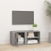 Mueble para TV madera contrachapada gris Sonoma 80x31,5x36 cm