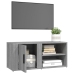 Mueble para TV madera contrachapada gris Sonoma 80x31,5x36 cm