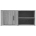 Mueble para TV madera contrachapada gris Sonoma 80x31,5x36 cm