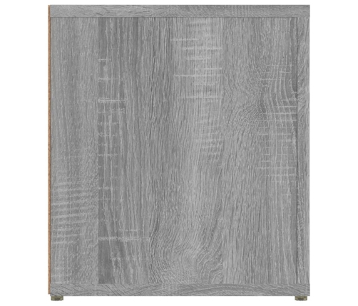 Mueble para TV madera contrachapada gris Sonoma 80x31,5x36 cm