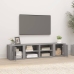 Mueble TV 2 uds madera contrachapada gris Sonoma 80x31,5x36 cm