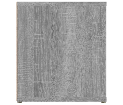 Mueble TV 2 uds madera contrachapada gris Sonoma 80x31,5x36 cm