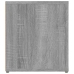 Mueble TV 2 uds madera contrachapada gris Sonoma 80x31,5x36 cm