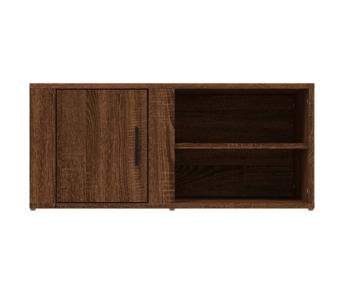 vidaXL Mueble para TV madera contrachapada roble marrón 80x31,5x36 cm