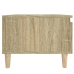 Mesa auxiliar madera contrachapada roble Sonoma 50x46x35 cm