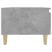 vidaXL Mesa auxiliar de madera contrachapada gris hormigón 50x46x35 cm