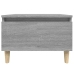 Mesa auxiliar madera contrachapada gris Sonoma 50x46x35 cm