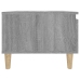 Mesa auxiliar madera contrachapada gris Sonoma 50x46x35 cm