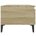 Mesa auxiliar madera contrachapada roble Sonoma 50x46x35 cm