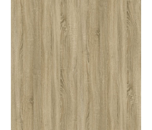 vidaXL Mesa auxiliar madera contrachapada roble Sonoma 50x46x35 cm