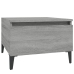 Mesa auxiliar madera contrachapada gris Sonoma 50x46x35 cm