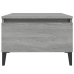 Mesa auxiliar madera contrachapada gris Sonoma 50x46x35 cm