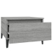 vidaXL Mesa auxiliar madera contrachapada gris Sonoma 50x46x35 cm