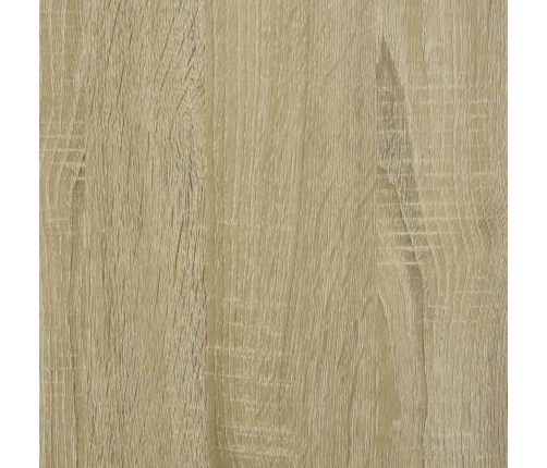 vidaXL Mesa auxiliar madera contrachapada roble Sonoma 50x46x50 cm