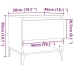 Mesas auxiliares 2 uds madera roble Sonoma 50x46x50 cm