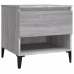 vidaXL Mesa auxiliar de madera contrachapada gris Sonoma 50x46x50 cm