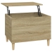 Mesa de centro madera contrachapada roble Sonoma 60x44,5x45 cm